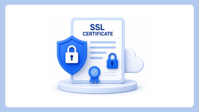 Blog 1 SSL 인증서를 세련된 3D 이미지로 표현했습니다
